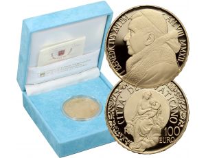 3989. Watykan, Benedykt XVI, 100 euro 2012, Madonna z Foligno