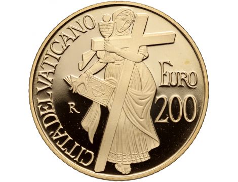 3990. Watykan, Benedykt XVI, 200 euro 2012, Wiara - 3