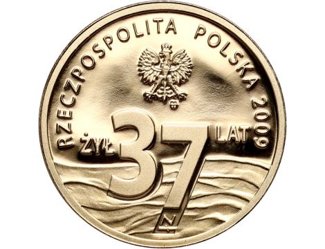 3995. Polska, 37 złotych 2009, Ksiądz Jerzy Popiełuszko - 3