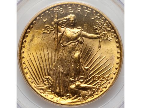 4061. USA, 20 dolarów 1924, Filadelfia, Saint-Gaudens, PCGS MS64 - 2