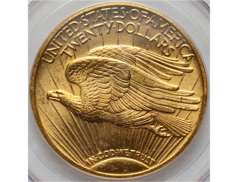 4061. USA, 20 dolarów 1924, Filadelfia, Saint-Gaudens, PCGS MS64 - 3