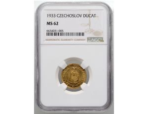 4071. Czechosłowacja, dukat 1933, NGC MS62