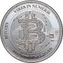 Srebrna moneta Bitcoin 1 uncja