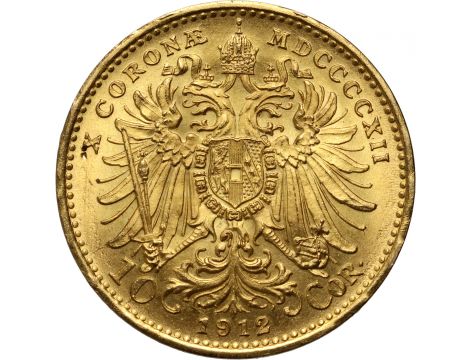 4078. Austria, Franciszek Józef I, 10 koron 1912, Nowe bicie - 2