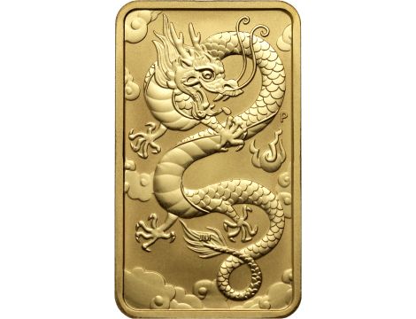 4096. Australia, 100 dolarów 2019, Australijski Złoty Smok, 1 uncja złota