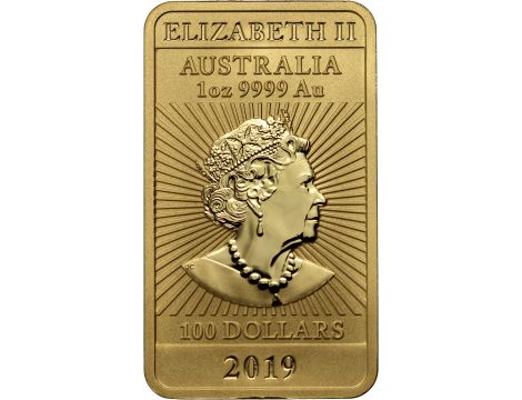 4096. Australia, 100 dolarów 2019, Australijski Złoty Smok, 1 uncja złota - 2