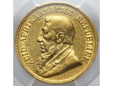 4102. RPA, Paul Kruger, pond 1894, PCGS AU53 - 2