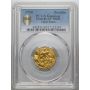 4108. Włochy, Państwo Kościelne, cekin (zecchino) 1750, PCGS AU - 2