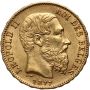 4124. Belgia, Leopold II, 20 franków 1877 - 2