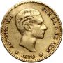 4142. Hiszpania, Alfons XII, 10 peset 1878 (18-78) EMM, Stare bicie - 2