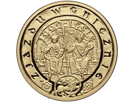 4156. Polska, 100 złotych 2000, 1000-lecie zjazdu w Gnieźnie - 2