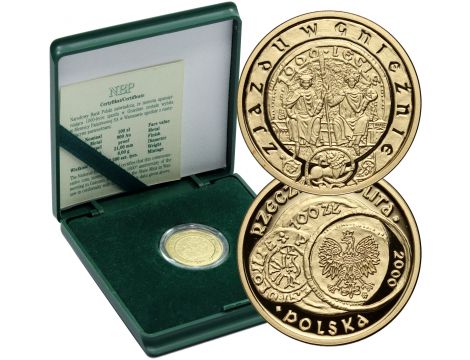 4158. Polska, 100 złotych 2000, 1000-lecie zjazdu w Gnieźnie