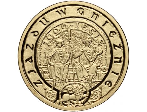 4158. Polska, 100 złotych 2000, 1000-lecie zjazdu w Gnieźnie - 2