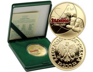 4169. Polska, 200 złotych 2000, 20-lecie NSZZ Solidarność