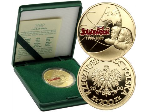 4169. Polska, 200 złotych 2000, 20-lecie NSZZ Solidarność