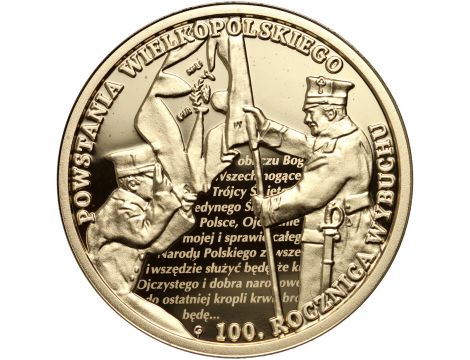 4174. Polska, 200 złotych 2018, 100. rocznica Powstania Wielkopolskiego - 2