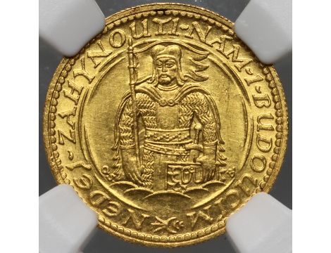 4178. Czechosłowacja, dukat 1936, NGC MS63 - rzadszy rocznik - 2