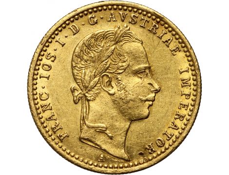 4186. Austria, Franciszek Józef I, dukat 1861 A, Wiedeń