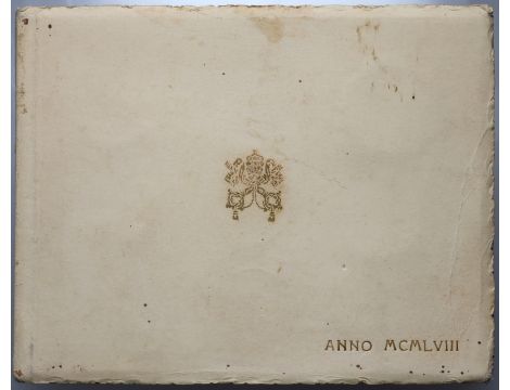 4188. Watykan, Pius XII, Zestaw od 1 do 500 lirów 1958 - 5