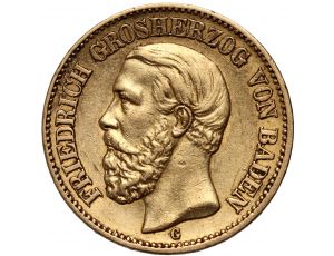 4193. Niemcy, Badenia, Fryderyk I, 20 marek 1894 G, Karlsruhe