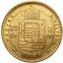 4194. Węgry, Franciszek Józef I, 20 franków / 8 forintów 1882 KB, Kremnica - 3