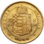 4196. Węgry, Franciszek Józef I, 20 franków / 8 forintów 1872 KB, Kremnica - 3
