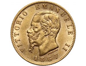 4197. Włochy, Wiktor Emanuel II, 20 lirów 1867, Turyn