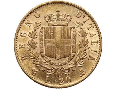 4197. Włochy, Wiktor Emanuel II, 20 lirów 1867, Turyn - 2