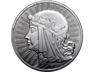 Głowa Kobiety 1 uncja srebra