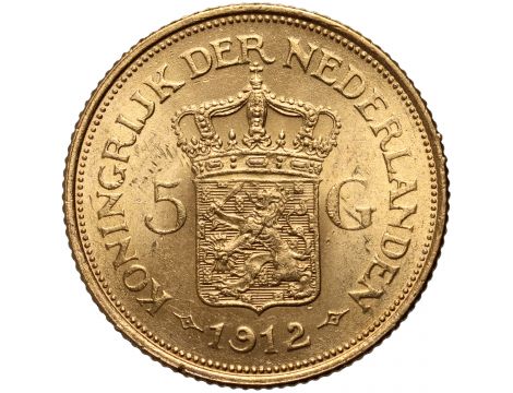 4205. Holandia, Wilhelmina, 5 guldenów 1912 - 2
