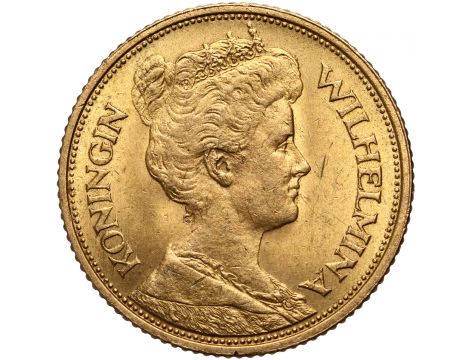 4206. Holandia, Wilhelmina, 5 guldenów 1912