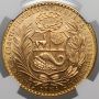 4212. Peru, 100 soli 1969, NGC MS65 - rzadki rocznik - 4