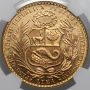 4214. Peru, 100 soli 1969, NGC MS65 - rzadki rocznik - 4
