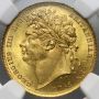 4215. Wielka Brytania, Jerzy IV, suweren 1822, NGC MS66 TOP POP - okazowy - 3