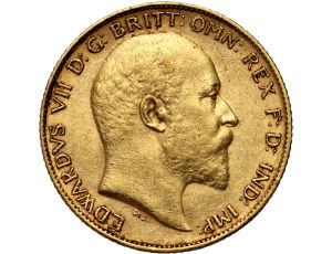 4217. Wielka Brytania, Edward VII, 1/2 suwerena 1903