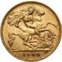 4218. Wielka Brytania, Edward VII, 1/2 suwerena 1904 - 3