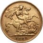 4221. Wielka Brytania, Edward VII, 1/2 suwerena 1907 - 3