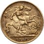 4224. Wielka Brytania, Edward VII, 1/2 suwerena 1910 - 3