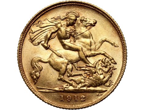 4226. Wielka Brytania, Jerzy V, 1/2 suwerena 1912 - 2