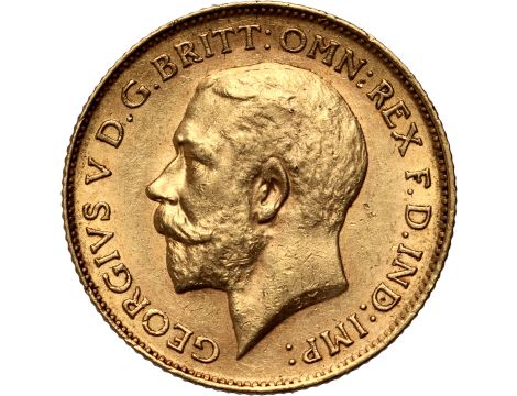 4228. Wielka Brytania, Jerzy V, 1/2 suwerena 1913