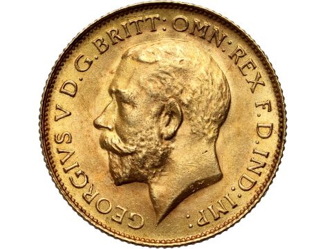 4230. RPA, Jerzy V, 1/2 suwerena 1925 SA, Pretoria