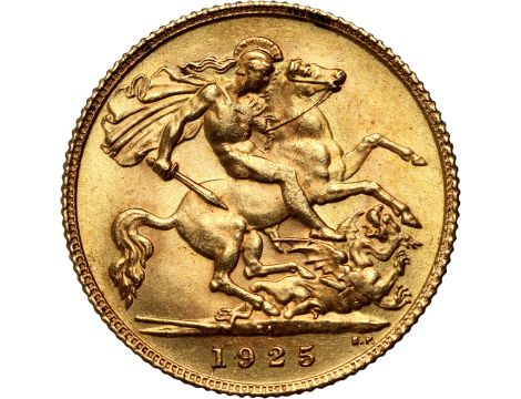 4230. RPA, Jerzy V, 1/2 suwerena 1925 SA, Pretoria - 2