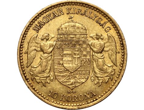 4232. Węgry, Franciszek Józef I, 10 koron 1901 KB, Kremnica - 2
