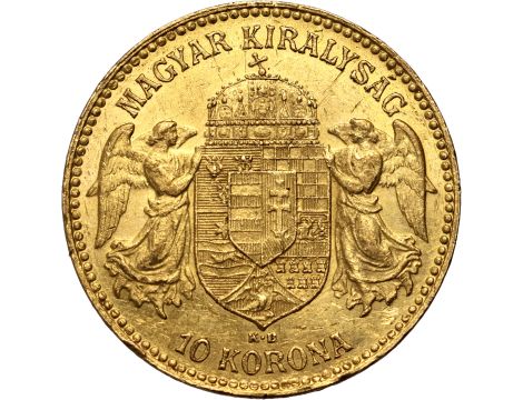 4233. Węgry, Franciszek Józef I, 10 koron 1910 KB, Kremnica - 2