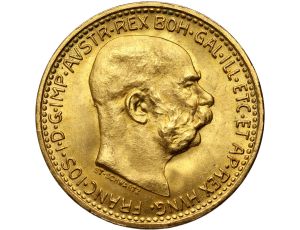 4236. Austria, Franciszek Józef I, 10 koron 1912, Nowe bicie