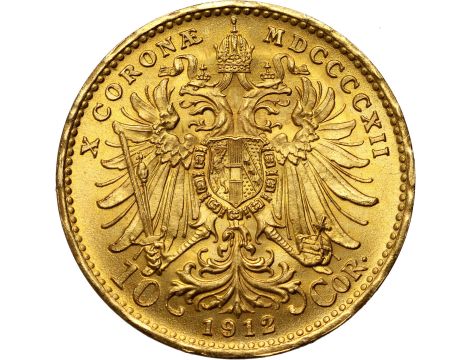 4236. Austria, Franciszek Józef I, 10 koron 1912, Nowe bicie - 2
