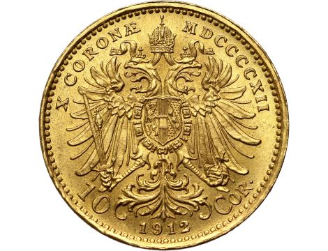4237. Austria, Franciszek Józef I, 10 koron 1912, Nowe bicie - 2