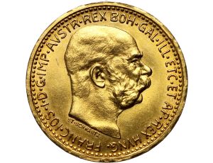 4238. Austria, Franciszek Józef I, 10 koron 1912, Nowe bicie
