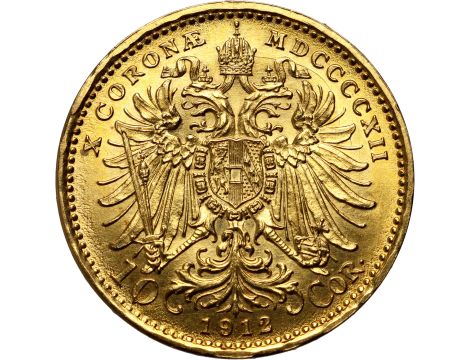 4238. Austria, Franciszek Józef I, 10 koron 1912, Nowe bicie - 2