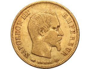 4240. Francja, Napoleon III, 10 franków 1856 A, Paryż